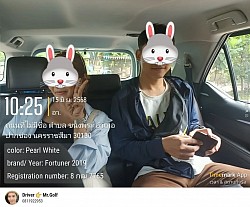 Car rental service with driver